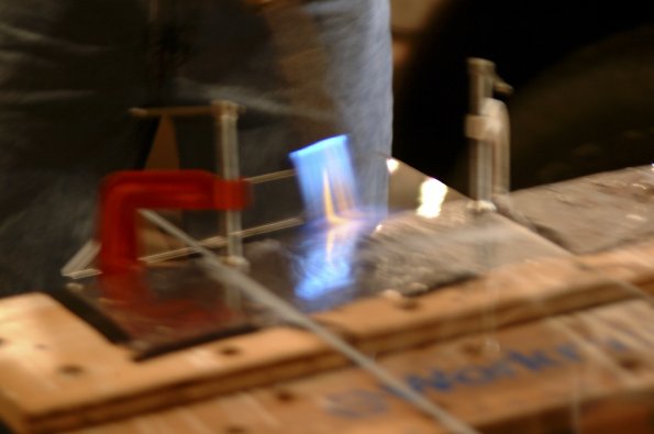 Heating the plexiglas to ben into the case