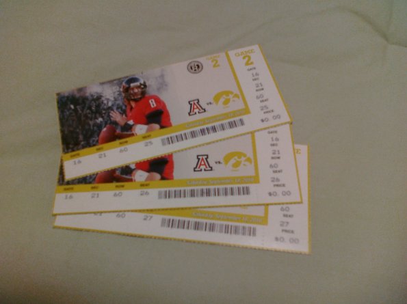 Arizona vs. Iowa Tickets