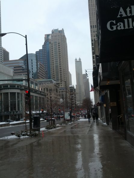 Snowy Michigan Ave