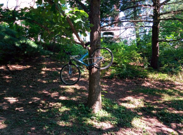Extreme bike rack