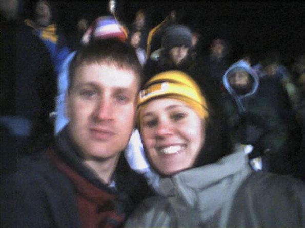 Scott &amp; Jess @ the game