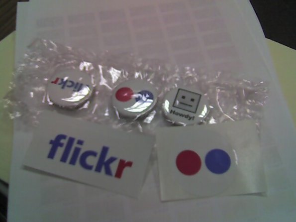 My free flickr stuff has arrived