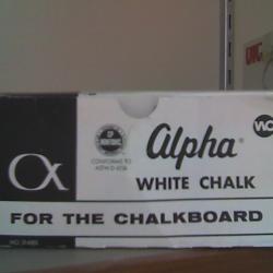 For the chalkboard ONLY