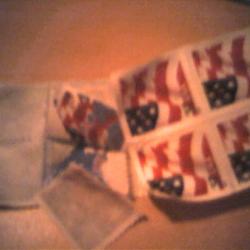 Stamps through the washer