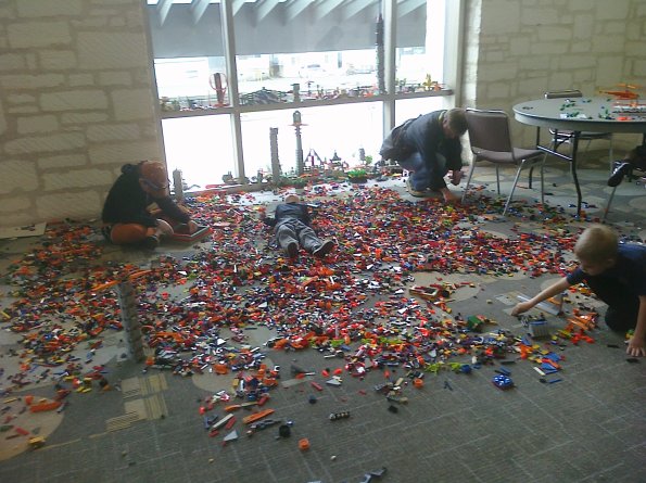 SXSW lego pit