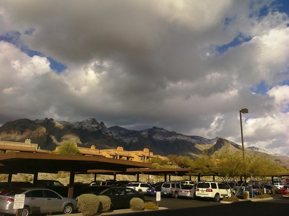 Snow-capped Tucson