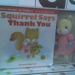 Squirrel says thank you