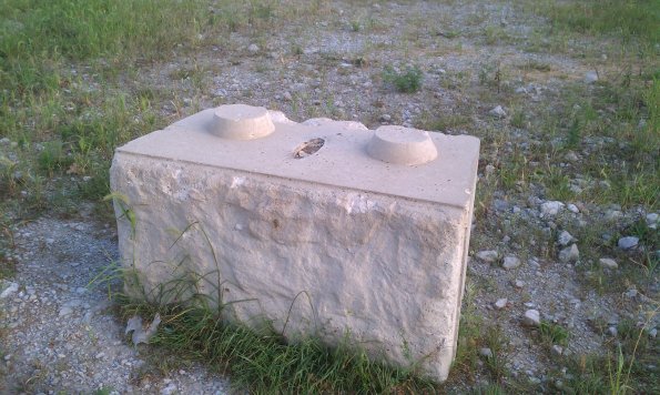 Giant Stone Lego