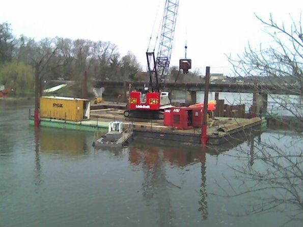 Iowa River construction