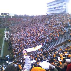 At the Iowa Wisconsin Game